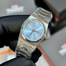 Load image into Gallery viewer, Tissot PRX Quartz Ice Blue Dial Silver Steel Strap Watch for Women - T137.010.11.351.00