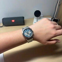 Load image into Gallery viewer, Seiko Conceptual Chronograph Blue Dial Silver Steel Strap Watch for Men- SSB453P1