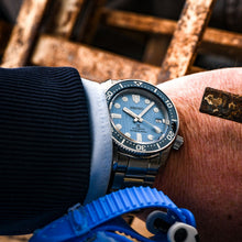 Load image into Gallery viewer, Seiko Prospex Glacier Save The Ocean Special Edition Automatic Blue Dial Silver Steel Strap Watch for Men - SPB299J1