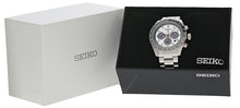 Load image into Gallery viewer, Seiko Prospex Speedtimer Solar Chronograph Silver Dial Silver Steel Strap Watch for Men - SSC911