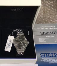 Load image into Gallery viewer, Seiko Presage Cocktail Time Automatic Black Dial Silver Steel Strap Watch for Men - SRPE17J1