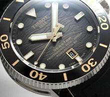 Load image into Gallery viewer, Tissot Seastar 2000 Professional Powermatic 80 Black Dial Black Rubber Strap Watch for Men - T120.607.17.441.01