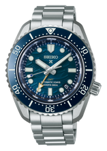 Load image into Gallery viewer, Seiko Prospex 1968 Heritage Divers GMT The Great Wave Limited Edition Blue Dial Silver Steel Strap Watch for Men - SPB509J1
