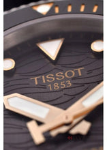 Load image into Gallery viewer, Tissot Seastar 2000 Professional Powermatic 80 Black Dial Black Rubber Strap Watch for Men - T120.607.17.441.01