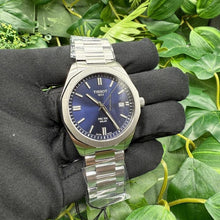 Load image into Gallery viewer, Tissot PRC 100 Solar Quartz Blue Dial Silver Steel Strap Watch for Men - T151.422.11.041.00