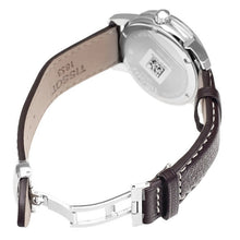 Load image into Gallery viewer, Tissot T-Sport Gent XL Silver Dial Brown Leather Strap Watch for Men - T116.410.16.037.00