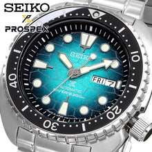 Load image into Gallery viewer, Seiko US Special Edition Automatic Green Dial Silver Steel Strap Watch for Men - SRPH57