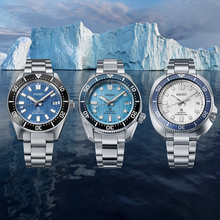 Load image into Gallery viewer, Seiko Prospex Glacier Save The Ocean Special Edition Automatic Blue Dial Silver Steel Strap Watch for Men - SPB299J1