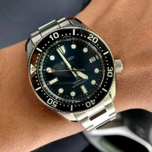 Load image into Gallery viewer, Seiko Prospex Marinemaster Automatic Scuba Divers Blue Dial Silver Steel Strap Watch for Men - SPB187J1