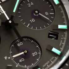 Load image into Gallery viewer, Seiko Prospex Speedtimer The Black Series Limited Edition Black Dial Black Steel Strap Watch for Men - SSC917