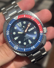 Load image into Gallery viewer, Seiko Prospex PADI Special Edition Automatic Blue Dial Silver Steel Strap Watch for Men - SRPE99
