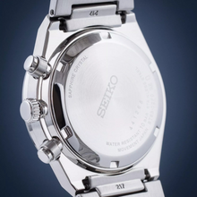 Load image into Gallery viewer, Seiko Conceptual Chronograph White Dial Silver Steel Strap Watch for Men - SSB451P1