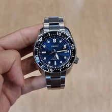 Load image into Gallery viewer, Seiko Prospex Marinemaster Automatic Scuba Divers Blue Dial Silver Steel Strap Watch for Men - SPB187J1