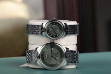 Load image into Gallery viewer, Tissot Le Locle Powermatic 80 Automatic Green Dial Silver Steel Strap Watch for Men - T006.407.11.093.00