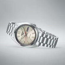 Load image into Gallery viewer, Seiko 5 Sports SNXS Series Automatic Beige Dial Silver Steel Strap Watch for Men - SRPK91K1