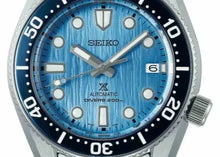 Load image into Gallery viewer, Seiko Prospex Glacier Save The Ocean Special Edition Automatic Blue Dial Silver Steel Strap Watch for Men - SPB299J1