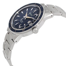 Load image into Gallery viewer, Seiko Presage Style60's Automatic Blue Dial Silver Steel Strap Watch for Men - SRPG05J1
