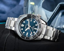 Load image into Gallery viewer, Seiko Prospex Marinemaster Automatic Scuba Divers Blue Dial Silver Steel Strap Watch for Men - SPB187J1