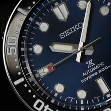 Load image into Gallery viewer, Seiko Prospex Marinemaster Automatic Scuba Divers Blue Dial Silver Steel Strap Watch for Men - SPB187J1