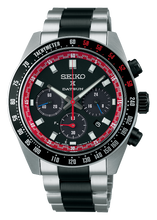 Load image into Gallery viewer, Seiko Prospex Speedtimer Solar Chronograph Datsun 240Z Collaboration Limited Edition Black Dial Two Tone Steel Strap Watch for Men - SSC957
