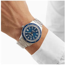 Load image into Gallery viewer, Seiko Presage Style60's Automatic Blue Dial Silver Steel Strap Watch for Men - SRPG05J1
