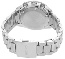 Load image into Gallery viewer, Seiko Prospex Speedtimer Solar Chronograph Blue Dial Silver Steel Strap Watch for Men - SSC913