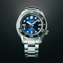 Load image into Gallery viewer, Seiko Prospex Marinemaster Automatic Scuba Divers Blue Dial Silver Steel Strap Watch for Men - SPB187J1