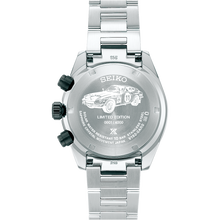 Load image into Gallery viewer, Seiko Prospex Speedtimer Solar Chronograph Datsun 240Z Collaboration Limited Edition Black Dial Two Tone Steel Strap Watch for Men - SSC957