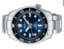 Load image into Gallery viewer, Seiko Prospex Marinemaster Automatic Scuba Divers Blue Dial Silver Steel Strap Watch for Men - SPB187J1