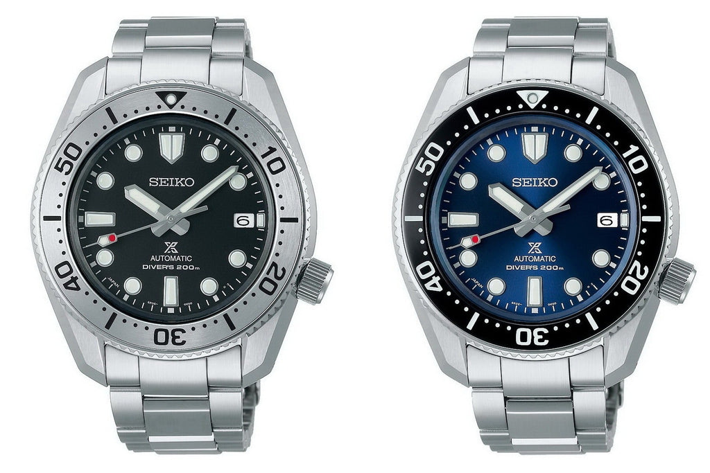 Seiko Prospex Marinemaster Automatic Scuba Divers Blue Dial Silver Steel Strap Watch for Men - SPB187J1