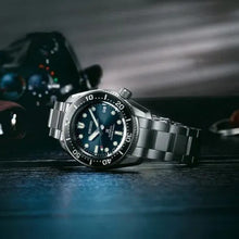 Load image into Gallery viewer, Seiko Prospex Marinemaster Automatic Scuba Divers Blue Dial Silver Steel Strap Watch for Men - SPB187J1