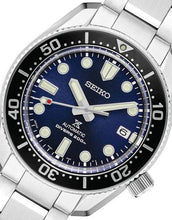 Load image into Gallery viewer, Seiko Prospex Marinemaster Automatic Scuba Divers Blue Dial Silver Steel Strap Watch for Men - SPB187J1