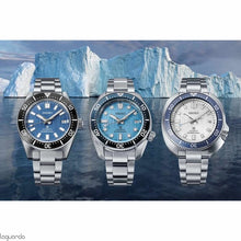 Load image into Gallery viewer, Seiko Prospex Glacier Save The Ocean Special Edition Automatic Blue Dial Silver Steel Strap Watch for Men - SPB299J1