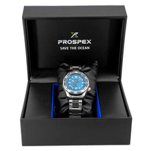 Load image into Gallery viewer, Seiko Prospex Glacier Save The Ocean Special Edition Automatic Blue Dial Silver Steel Strap Watch for Men - SPB299J1