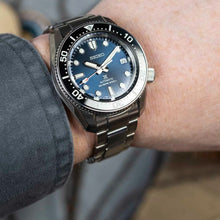 Load image into Gallery viewer, Seiko Prospex Marinemaster Automatic Scuba Divers Blue Dial Silver Steel Strap Watch for Men - SPB187J1