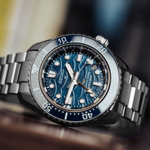 Load image into Gallery viewer, Seiko Prospex Marinemaster Automatic Scuba Divers Blue Dial Silver Steel Strap Watch for Men - SPB187J1