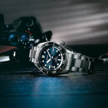 Load image into Gallery viewer, Seiko Prospex Marinemaster Automatic Scuba Divers Blue Dial Silver Steel Strap Watch for Men - SPB187J1