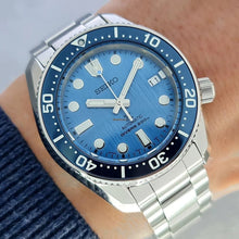 Load image into Gallery viewer, Seiko Prospex Glacier Save The Ocean Special Edition Automatic Blue Dial Silver Steel Strap Watch for Men - SPB299J1