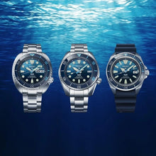 Load image into Gallery viewer, Seiko Prospex Glacier Save The Ocean Special Edition Automatic Blue Dial Silver Steel Strap Watch for Men - SPB299J1