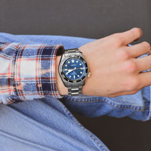 Load image into Gallery viewer, Seiko Prospex Marinemaster Automatic Scuba Divers Blue Dial Silver Steel Strap Watch for Men - SPB187J1