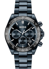 Hugo Boss Hero 2.0 Chronograph Blue Dial Blue Steel Strap Watch for Men - 1514270