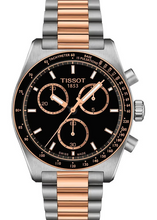 Load image into Gallery viewer, Tissot PR516 Chronograph Black Dial Two Tone Steel Strap Watch for Men - T149.417.22.051.01