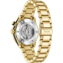 Load image into Gallery viewer, Hugo Boss Bossmatic Automatic Black Dial Gold Steel Strap Watch for Men - 1514180