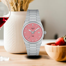 Load image into Gallery viewer, Tissot PRX Quartz Pink Dial Silver Steel Strap Watch for Women - T137.210.11.331.00