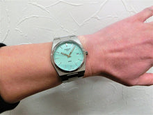 Load image into Gallery viewer, Tissot PRX Quartz Light Green Dial Silver Steel Strap Watch for Men - T137.410.11.091.01