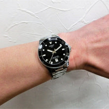 Load image into Gallery viewer, Tissot Seastar 1000 Black Dial Silver Steel Strap Watch For Men - T120.410.11.051.00