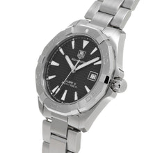 Load image into Gallery viewer, Tag Heuer Aquaracer Automatic Black Dial Silver Steel Strap Watch for Men - WAY2110.BA0928