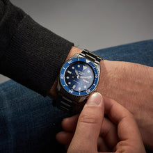 Load image into Gallery viewer, Seiko 5 Sports Automatic Analog Blue Dial Silver Steel Strap Watch For Men - SRPD51K1