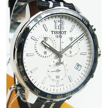 Load image into Gallery viewer, Tissot Quickster Chronograph NBA San Antonio Spurs Edition White Dial Two Tone NATO Strap Watch for Men - T095.417.17.037.07