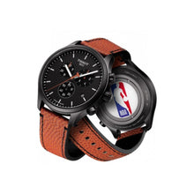 Load image into Gallery viewer, Tissot Chrono XL NBA Special Edition Black Dial Brown Leather Strap Watch for Men - T116.617.36.051.12
